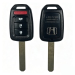 2013-2015 Honda Accord / Civic / 4-Button 314Mhz Remote Head Key / MLBHLIK6-1T (G-Chip) (AFTERMARKET)-With Logo